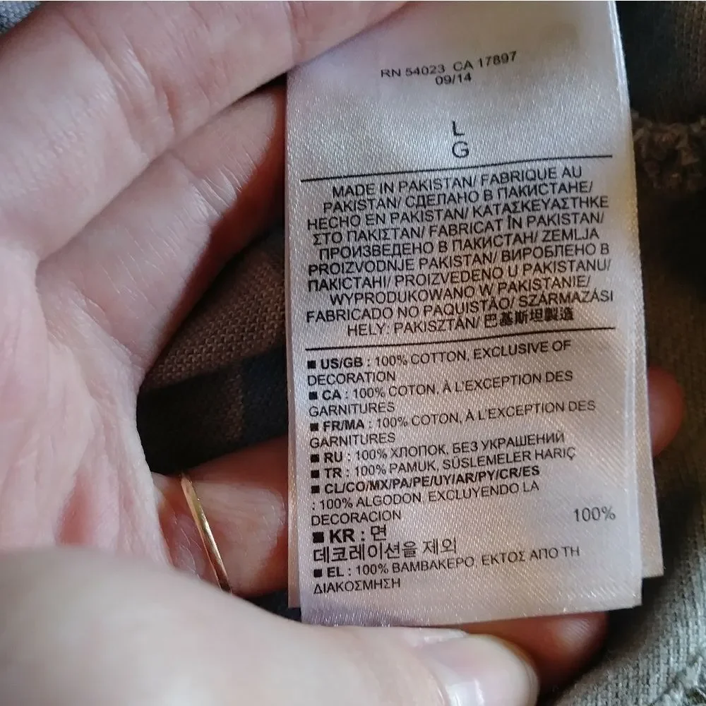 Banana Republic Grey Polo Shirt